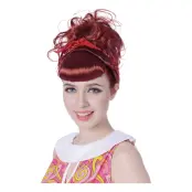 50-tals Rosie Röd Peruk - One size