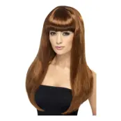 Babelicious Rödbrun Peruk - One size