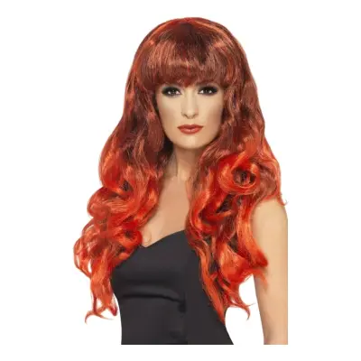 Siren Röd Peruk - One size