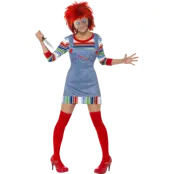 Fröken Chucky-dräkt dam XS