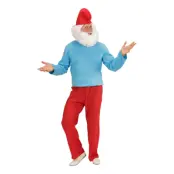 Gammal Smurf Maskeraddräkt - XX-Large