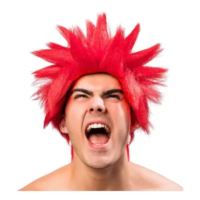 Manga Peruk Röd - One size