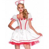 Naughty Nurse - Sjuksköterska Dräkt 2 Delar