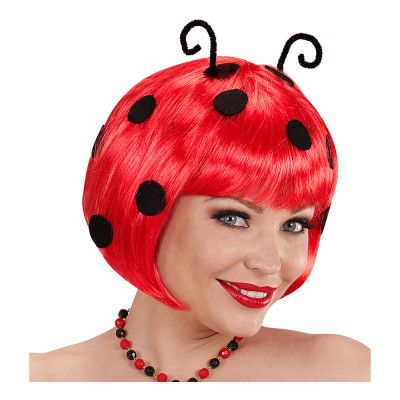 Nyckelpiga Röd Peruk - One size