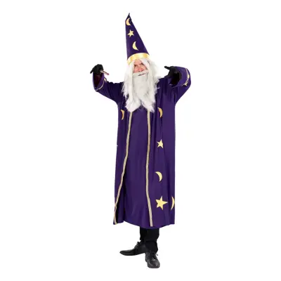 Tokig Trollkarl Maskeraddräkt - X-Large