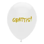 Ballonger Grattis - 6-pack