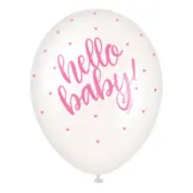 Ballonger Hello Baby Rosa - 5-pack
