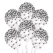 Ballonger Prickiga Svart - 6-pack