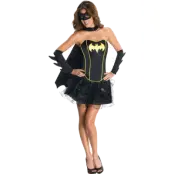 Batgirl Korsett Maskeraddräkt L