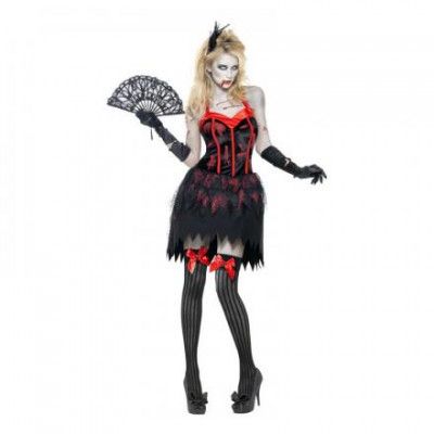 Sexig Zombie Burlesque Maskeraddräkt