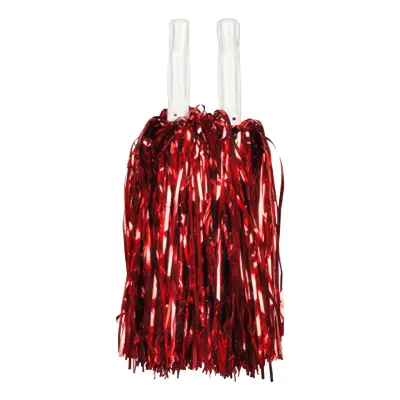 Pom Poms Glittriga - Röd