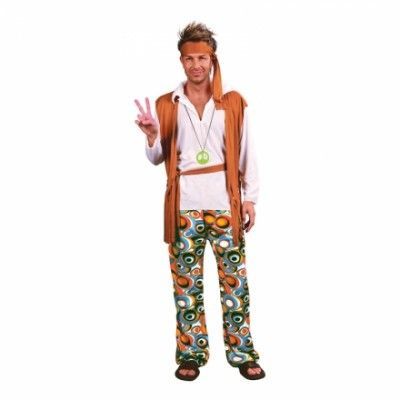 Hippie Plus-size Maskeraddräkt - Plus-size