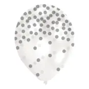 Ballonger Prickiga Silver - 6-pack