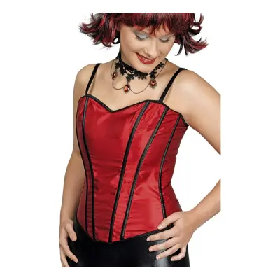 Korsett Röd/Svart - Small