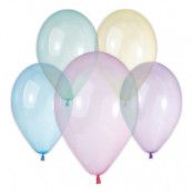 Latexballonger Crystal Rainbow Premium - 10-pack
