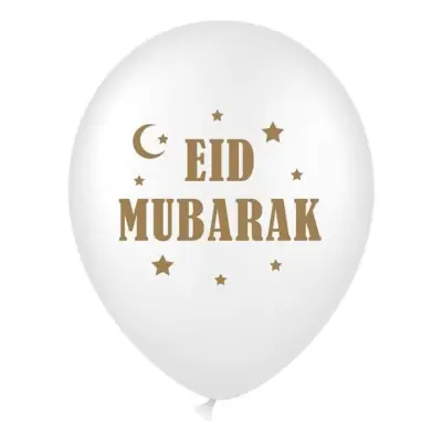 Ballonger Eid Mubarak - 6-pack