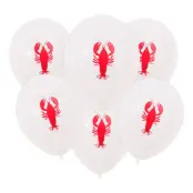 Latexballonger Kräftfest - 6-pack