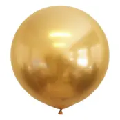 Latexballonger Stora Krom Guld - 10-pack
