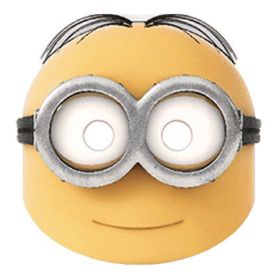 Pappmasker Minions - 6-pack