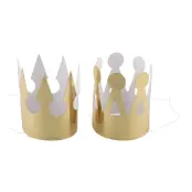 Prins & Prinsesskrona i Papp - 6-pack