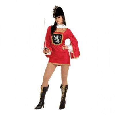 Sexig Musketör Maskeraddräkt