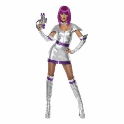 Sexig Spacegirl Maskeraddräkt
