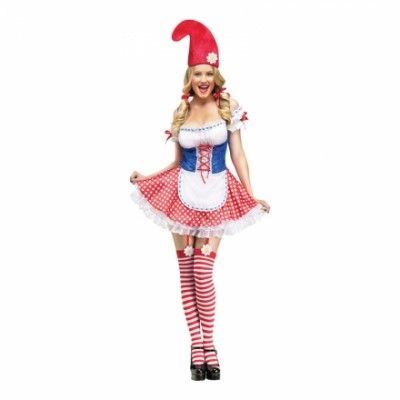 Sexig Trädgårdstomte Maskeraddräkt