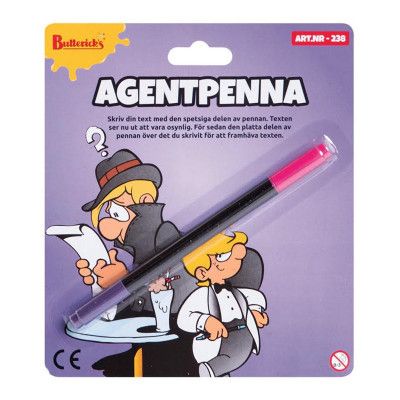 Agentpenna Skämtartikel