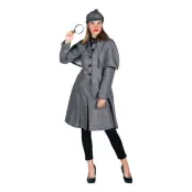 Detektiv Dam Maskeraddräkt - Large