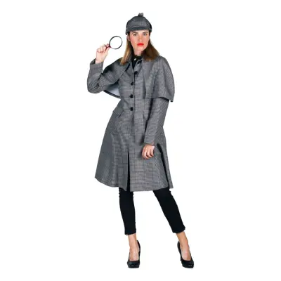 Detektiv Dam Maskeraddräkt - Large