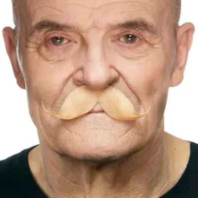 Detektiv Mustasch Blond