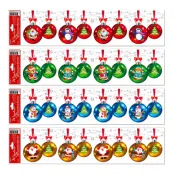 Fönsterstickers Julkulor