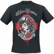 Alice Cooper T-shirt - Nurse Rosetta - S 4XL - för Herr - svart