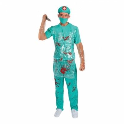 Blodig Kirurg Maskeraddräkt - Small