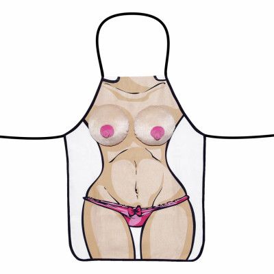 Förkläde Naken Tjej - One size