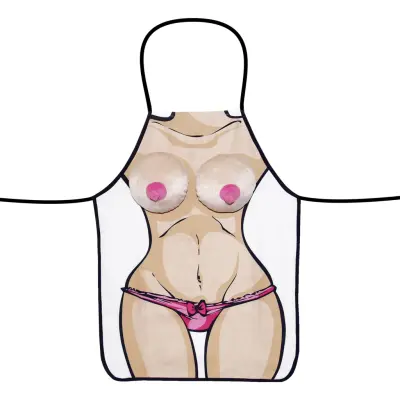 Förkläde Naken Tjej - One size