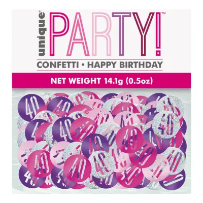 Konfetti Rosa 40 - 14 gram