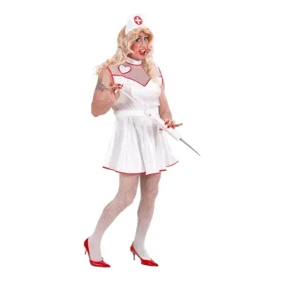 Manlig Sjuksköterska Maskeraddräkt - X-Large