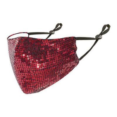 Paljettmunskydd - Röd