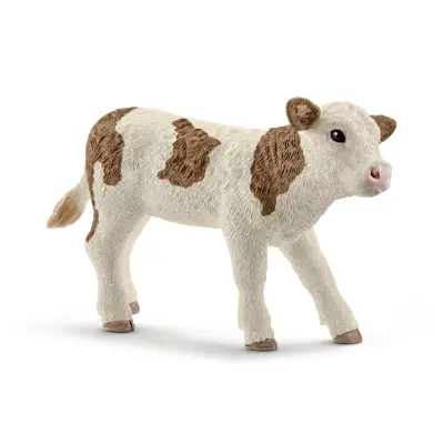 schleich® FARM WORLD Simmental kalv 13802 - Schleich -  Leksaksaffären