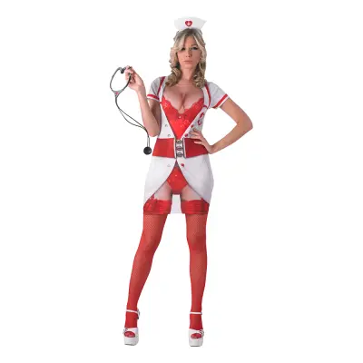 Söt Sjuksköterska Real Appeal Maskeraddräkt - X-Small
