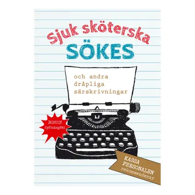 Sjuk Sköterska Sökes Bok