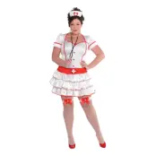 Sjuksköterska Plus-size Maskeraddräkt - Plus size