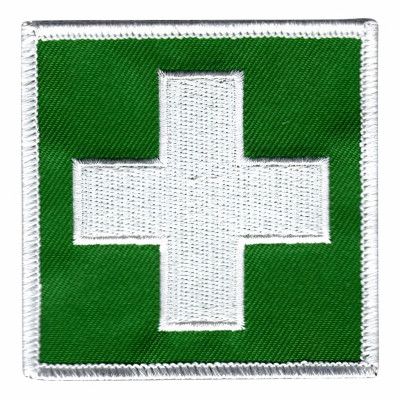 Tygmärke Sjukvård Första Hjälpen