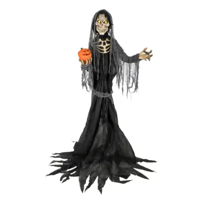 Animerat Skelett med Rörligt Huvud Prop