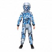 Astronaut Skelett Barn Maskeraddräkt - Small