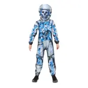Astronaut Skelett Barn Maskeraddräkt - Small