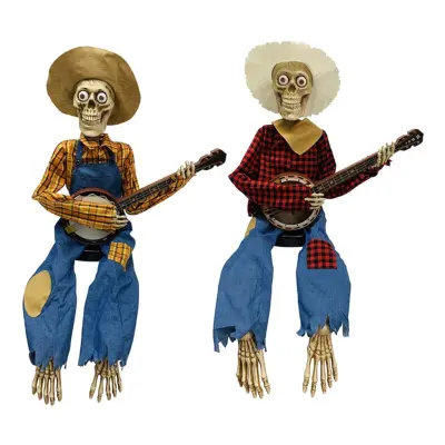 Banjospelande Skelett Prop