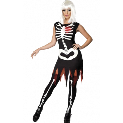 Bright Bones Glow in the Dark Costume M