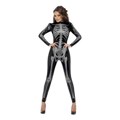 Catsuit Skelett Maskeraddräkt - X-Small